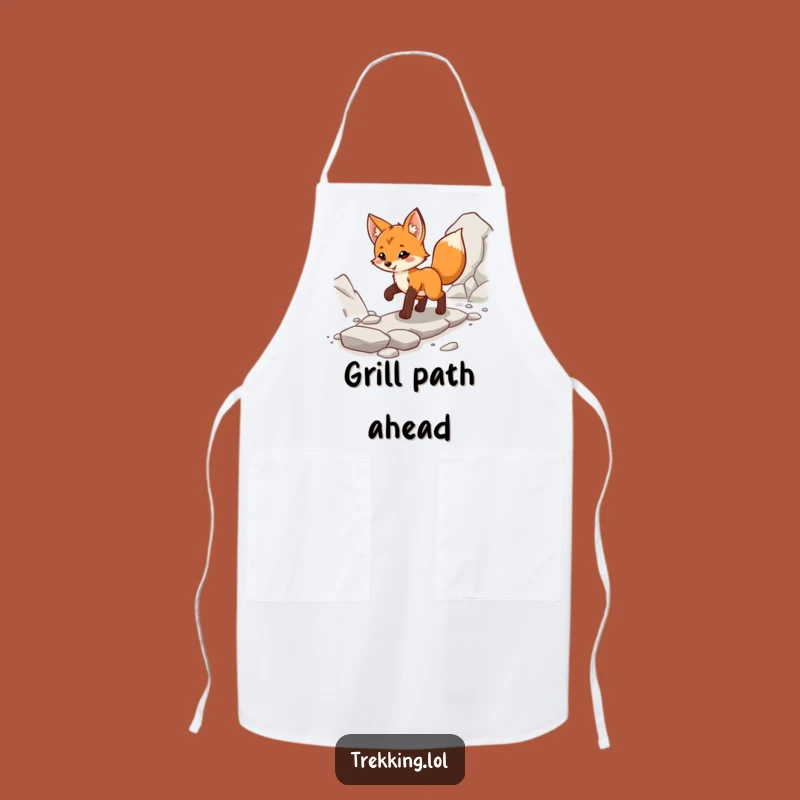 Funny Fox Cub Chef Apron - Cook with Confidence!