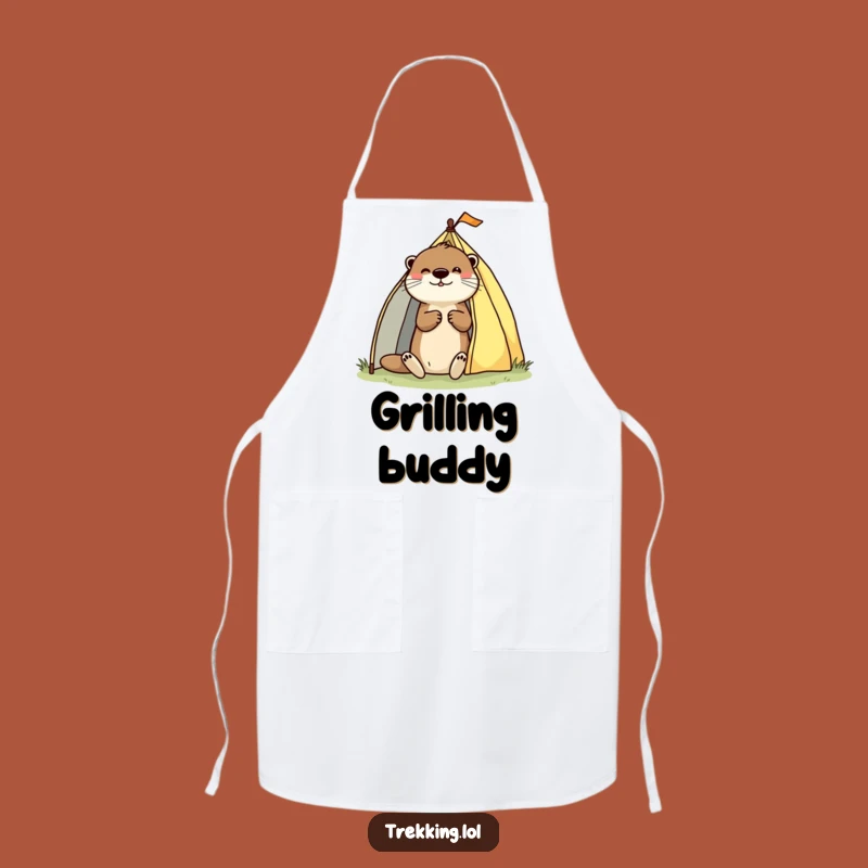Funny Otter Apron: Kitchen Camper for Outdoor-Inspired Cooking Funny Gift