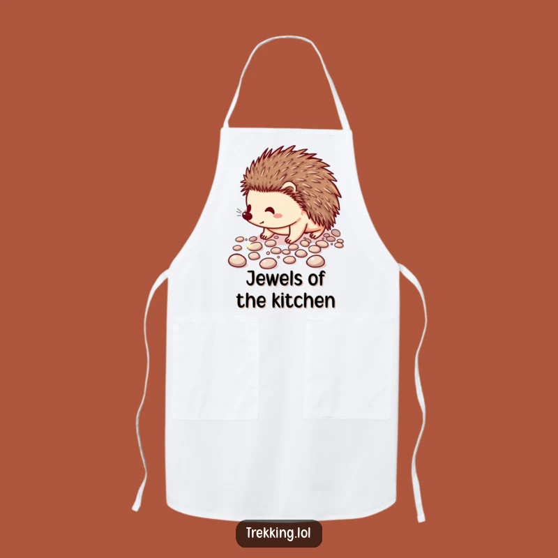 Funny Hedgehog Path Apron: Durable Sparkle Wear, Hilarious Funny Gift for Kitchen Navigators