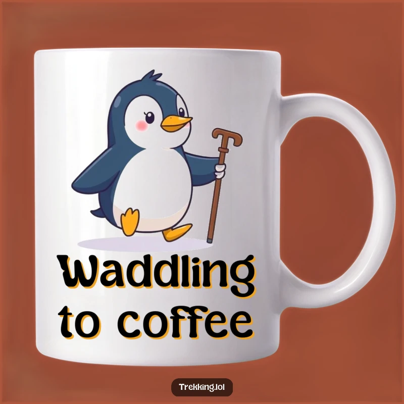 Funny Penguin Explorer Mug - Enthusiastic Waddler Gift For All!