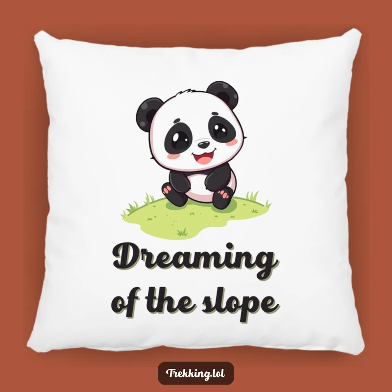 Funny Soft Panda Sliding Pillow - Cozy Joyful Decor Gift