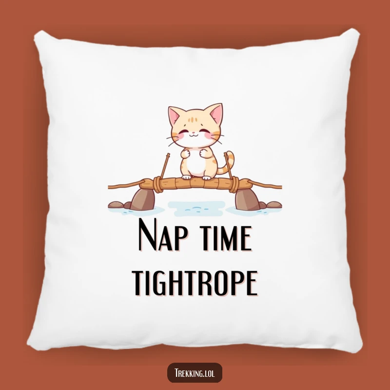 Funny Giggling Cat Pillow - Comfy and Hilarious Home Decor!