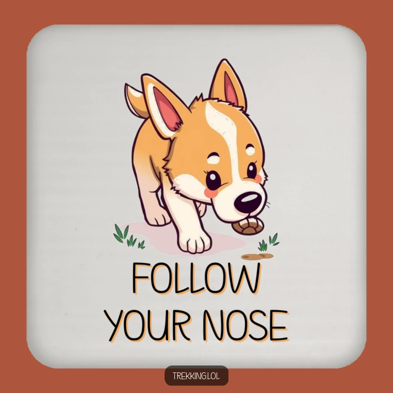 Funny Dog Tracking Coasters: Guard Your Furniture with Hilarious Canine Vigilance