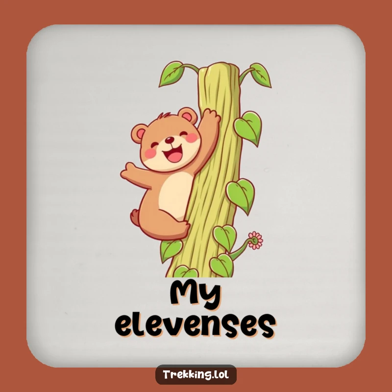 Funny Bear Beanstalk Coaster: Protect Surfaces with a Climbing Bear