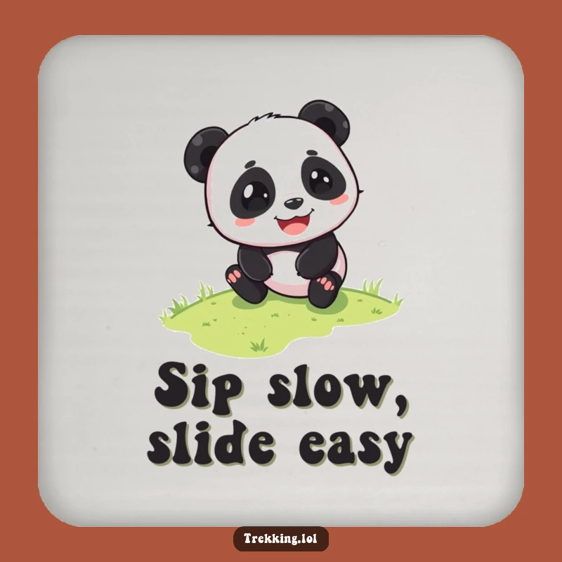 Funny Panda Sliding Coaster - Joyful Bar Accessory Gift