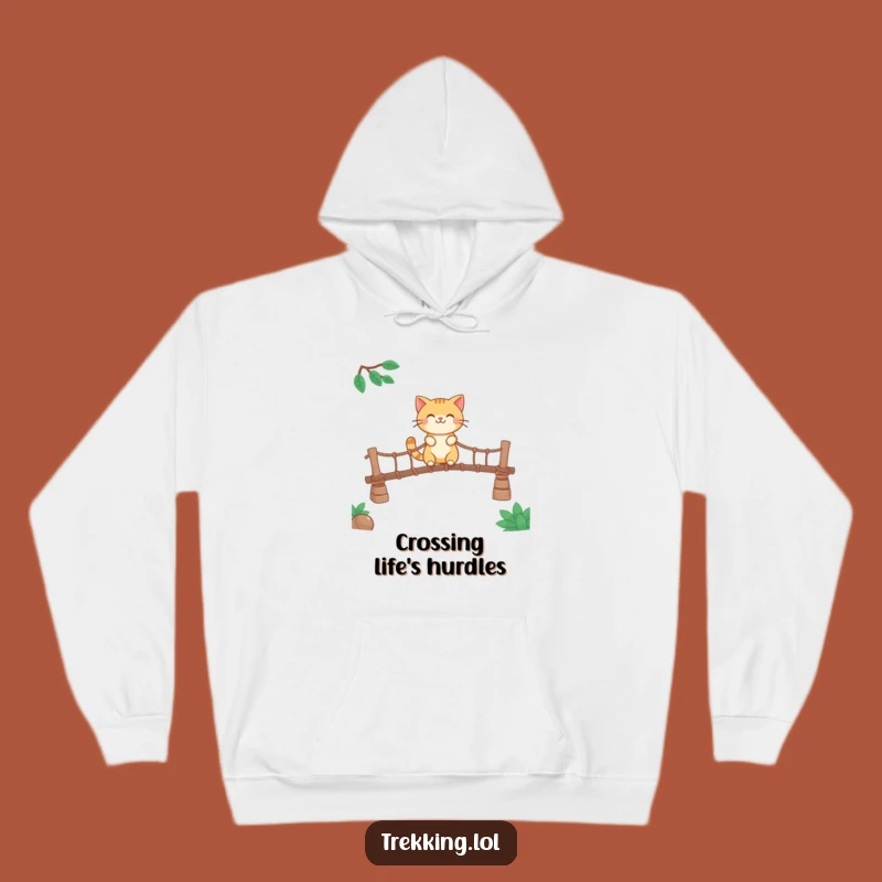 Funny Smiling Cat Hoodie: Cozy Comfort for Your Adventures