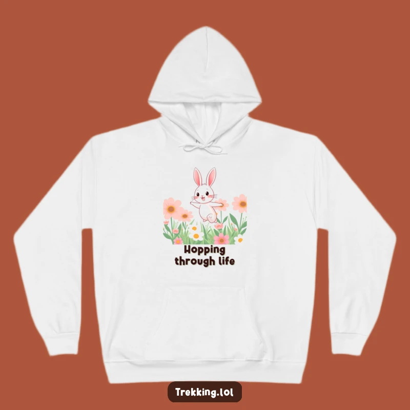Funny Bunny Cozy Hoodie: Warm & Whimsical Foulard Gift for All