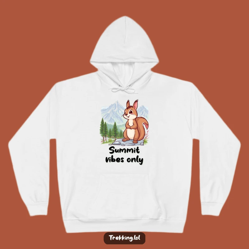 Funny Squirrel Mountain Hoodie: Cozy and Hilarious Outdoor Appreciation Gift