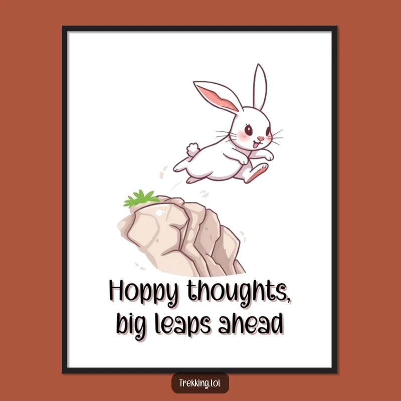 Free Printable Rabbit Art - Determined Downloadable Wall Decor
