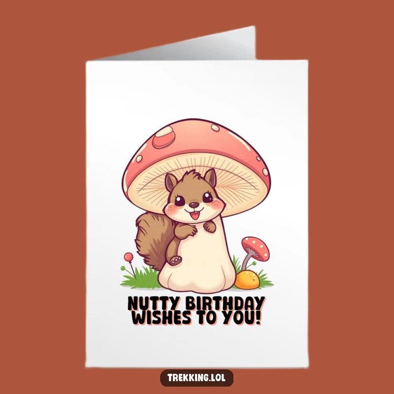 Free Printable Birthday Card: Funny Squirrel Surprise, Hilarious DIY Downloadable Gift!