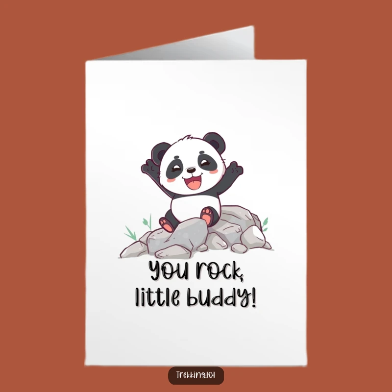Free Printable Congrats Card: Happy Panda Success, Downloadable, Funny Achievement Gift