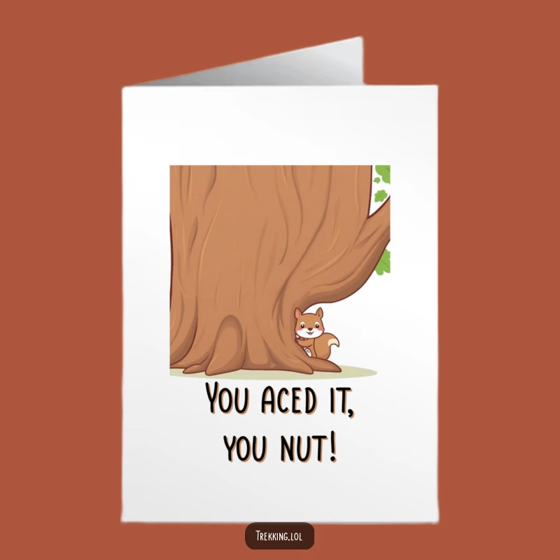 Free Printable Congrats Card: Shy Squirrel Cheers Downloadable Gift