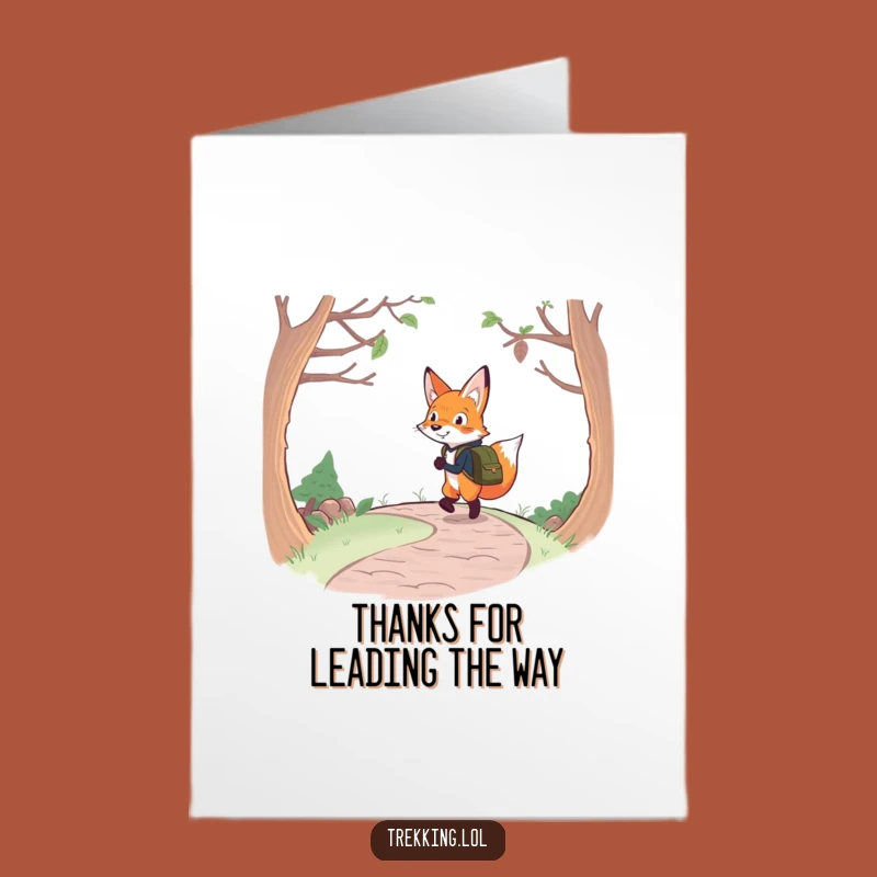 Free Printable Thank You Card: Funny Fox's Journey, Heartfelt DIY Downloadable Gift!