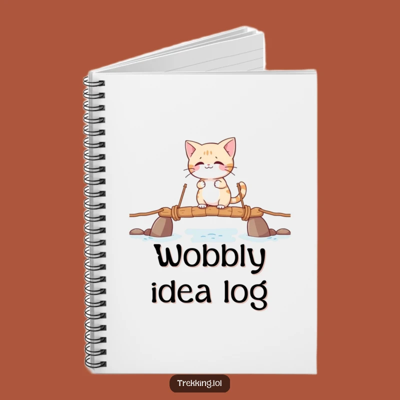 Funny Giggling Cat Notebook - Jot Down Laughs & Ideas!