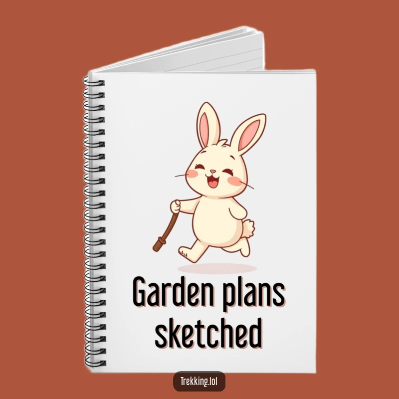 Funny Rabbit Notebook: Cheerful Hopper Journal for Ideas and Joy Funny Gift