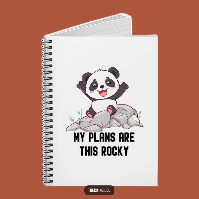 Funny Panda Path Notebook - Journal Your Adventures Gift