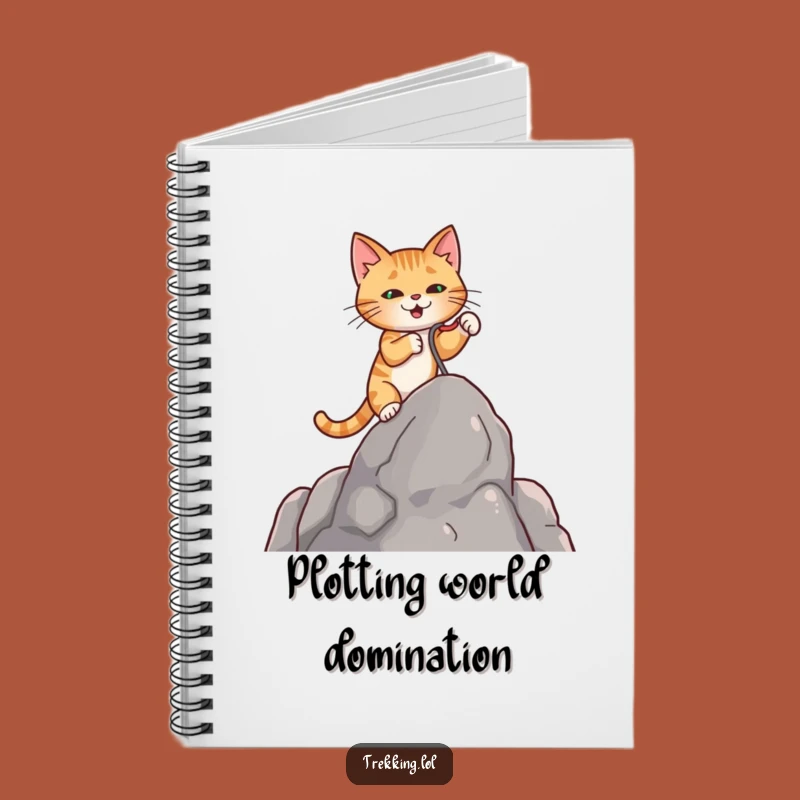 Funny Cat Grappling Hook Notebook: Conquer Your Tasks, Practical Funny Gift for Goal-Oriented People