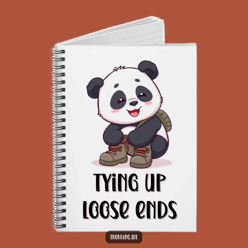 Funny Panda Hiking Notebook: Jot Down Adventure Plans Gift