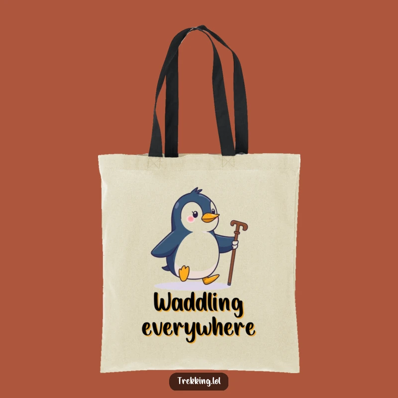 Funny Penguin Explorer Tote Bag - Carry Your Gear & Giggles